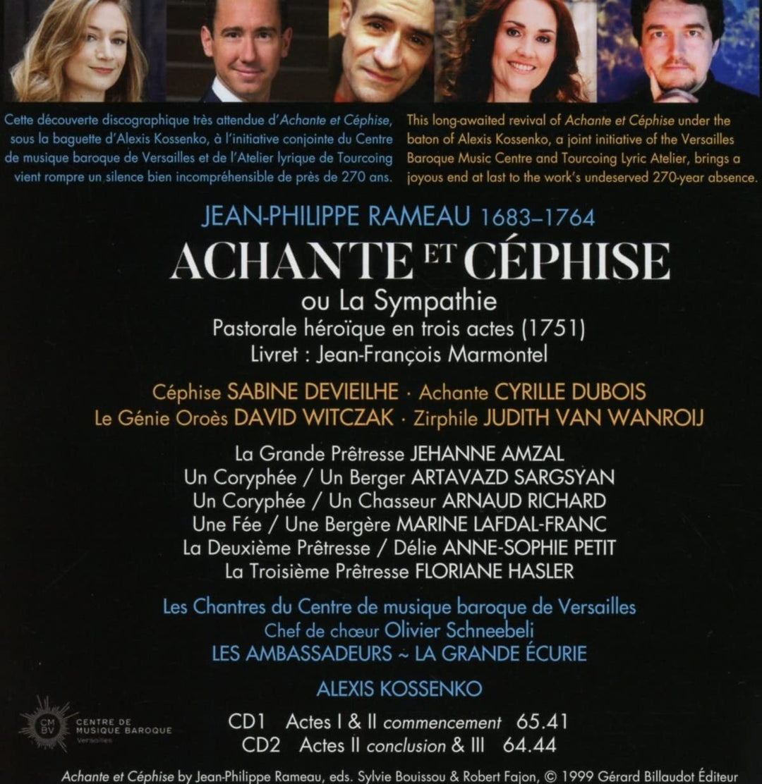 Sabine Devieilhe - Rameau: Achante et Cephise [Audio-CD]