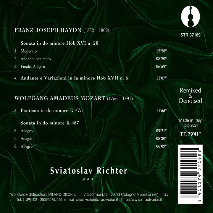 Sviatoslav Richter Live [Sviatoslav Richter] [Stradivarius: STR37189] [Audio CD]