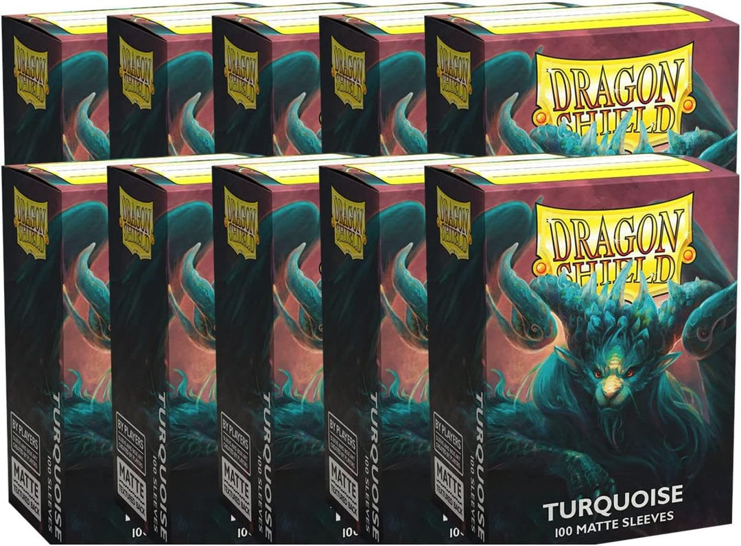 Arcane Tinmen Standard-Hüllen – Matttürkis (10 Packungen mit 100 Stück)