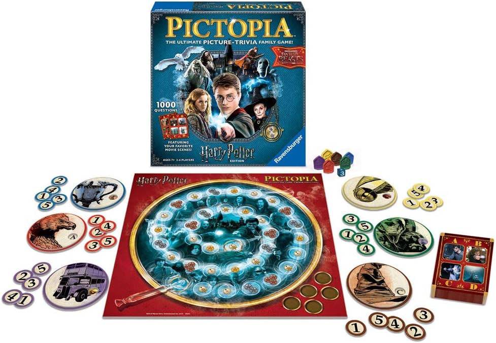 Ravensburger Harry Potter Pictopia – Picture Trivia Familienbrettspiele für Kinder