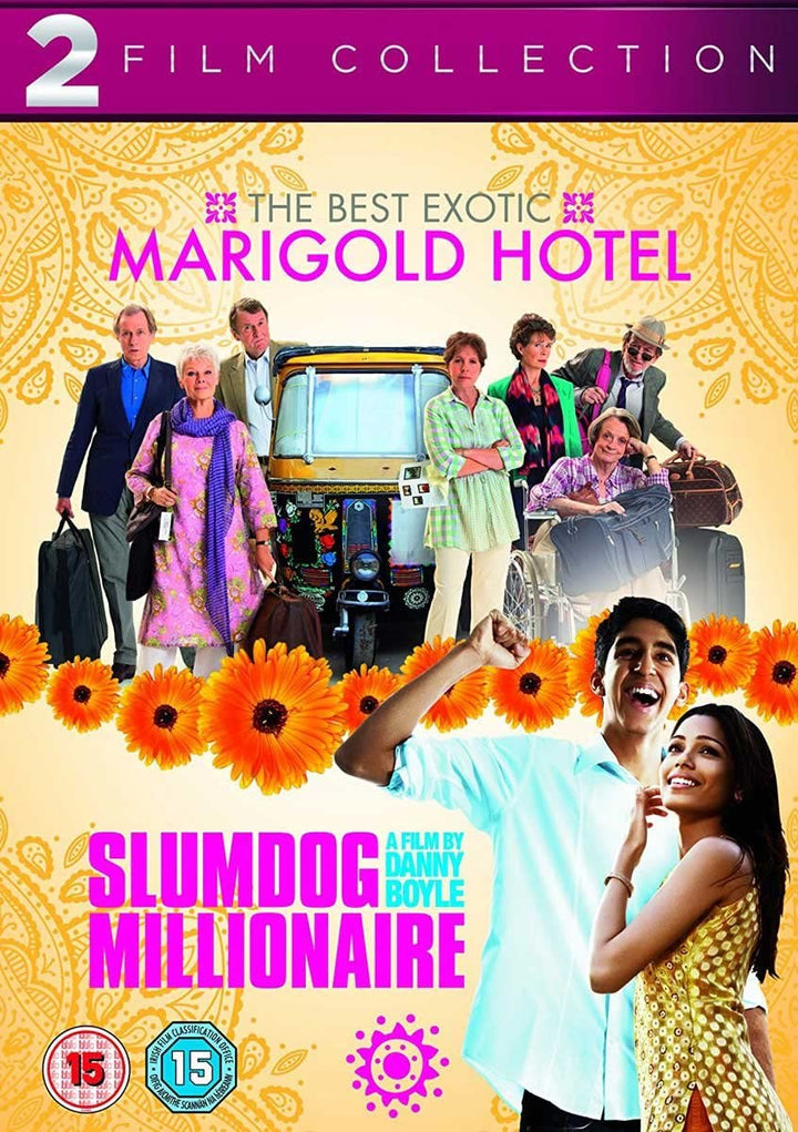 Das beste exotische Marigold Hotel / Slumdog Millionaire Doppelpack [2008] – Liebesfilm/Drama [DVD]