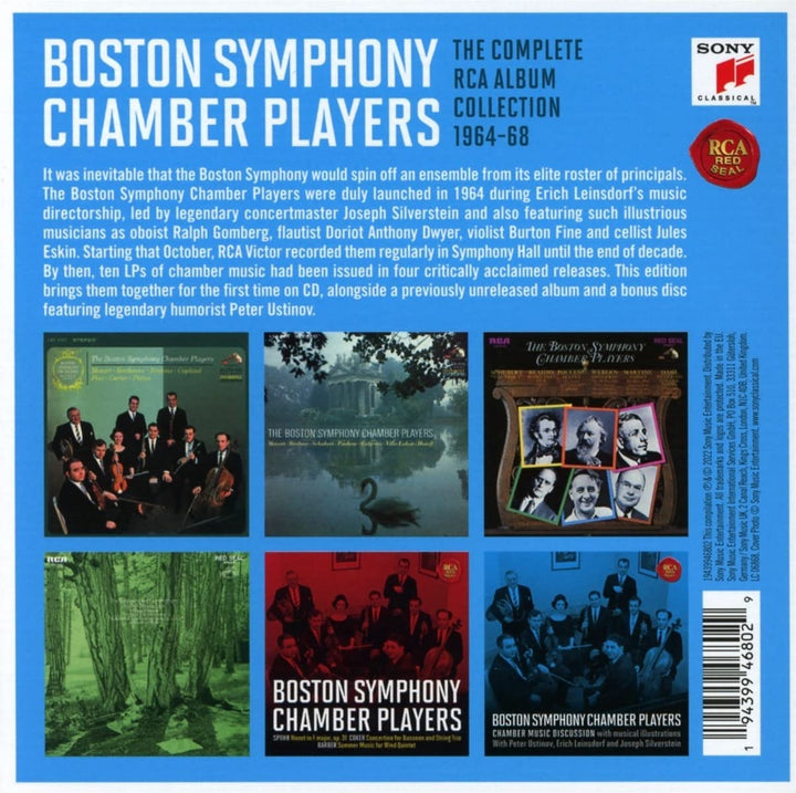 Boston Symphony Chamber Players – Die komplette Rca-Album-Sammlung [Audio-CD]