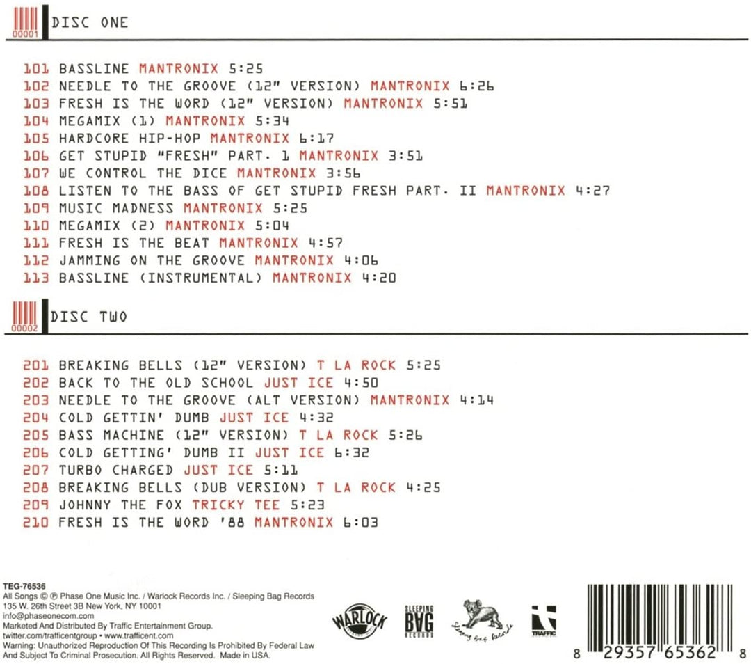 Mantronix – King Of The Beats (Antholog [Audio-CD]