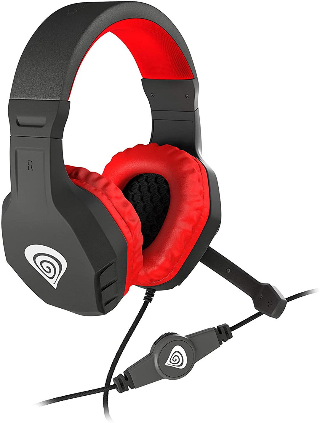 Genesis Argon Red 200 Gaming-Headset mit Mikrofon, Mini-Buchse, 3,5 mm x 2 PC, 286529