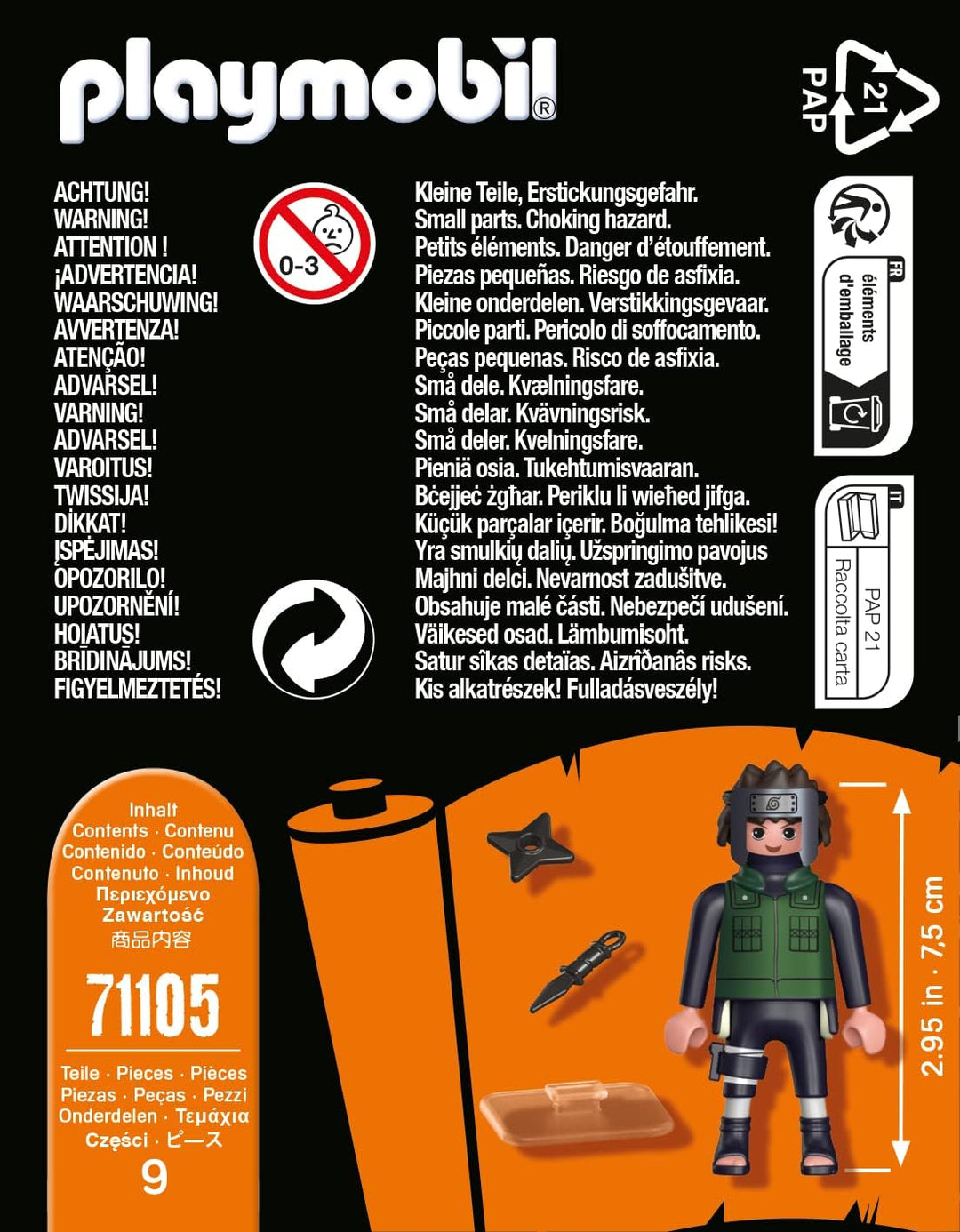 Playmobil 71105 Naruto: Yamato Figurenset, Naruto Shippuden Anime-Sammlerfigur