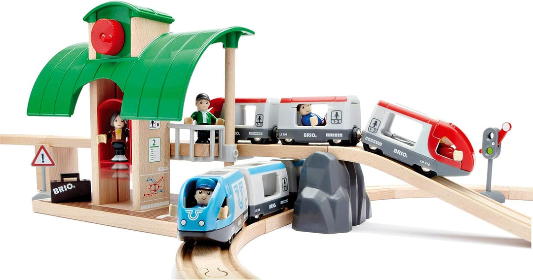 BRIO World Railway Reise-Umschaltset für Kinder ab 3 Jahren – kompatibel mit