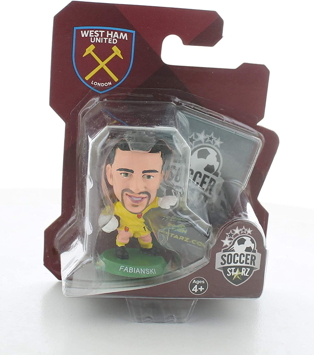 SoccerStarz SOC1321 West Ham Lukasz Fabianski-Heimtrikot (Klassisch) /Figuren, Grün