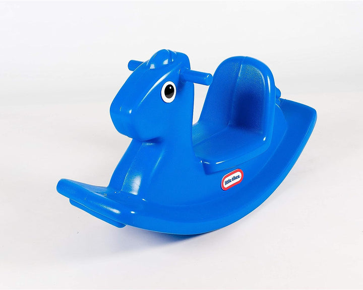 Little Tikes Rocking Horse. Toddler Rocking Toy With Easy Grip Handles & Stable Saddle. Durable, Stable, Kid-Safe Toy For Indoor or Outdoor. Blue Rocking Horse For Kids Aged 18 Months +