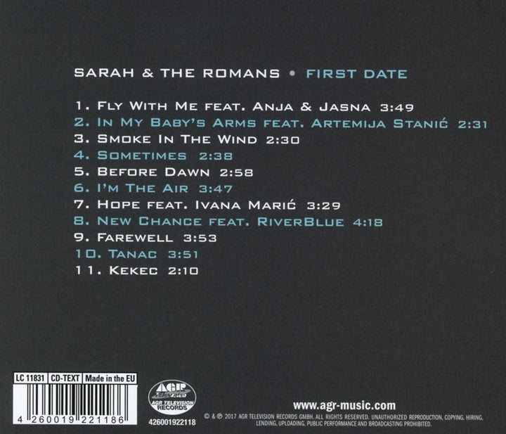 Sarah And The Romans - First Date [Audio-CD]