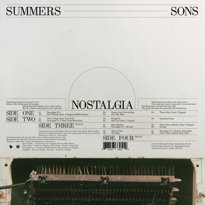 Summers Sons – Nostalgia (Deluxe Edition) [Vinyl]