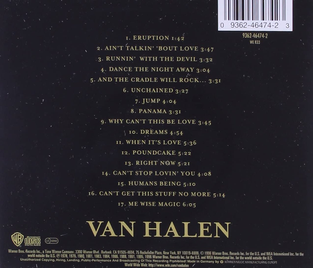 Das Beste von Van Halen, Band 1 [Audio-CD]