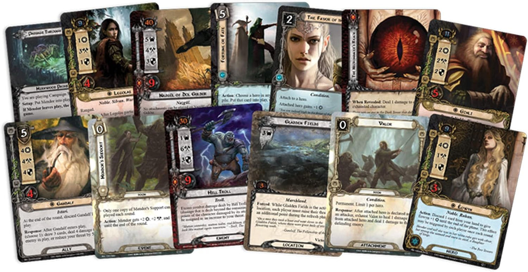 Fantasy Flight Games | Lord of the Rings LCG: Revised Core Set | Card Game