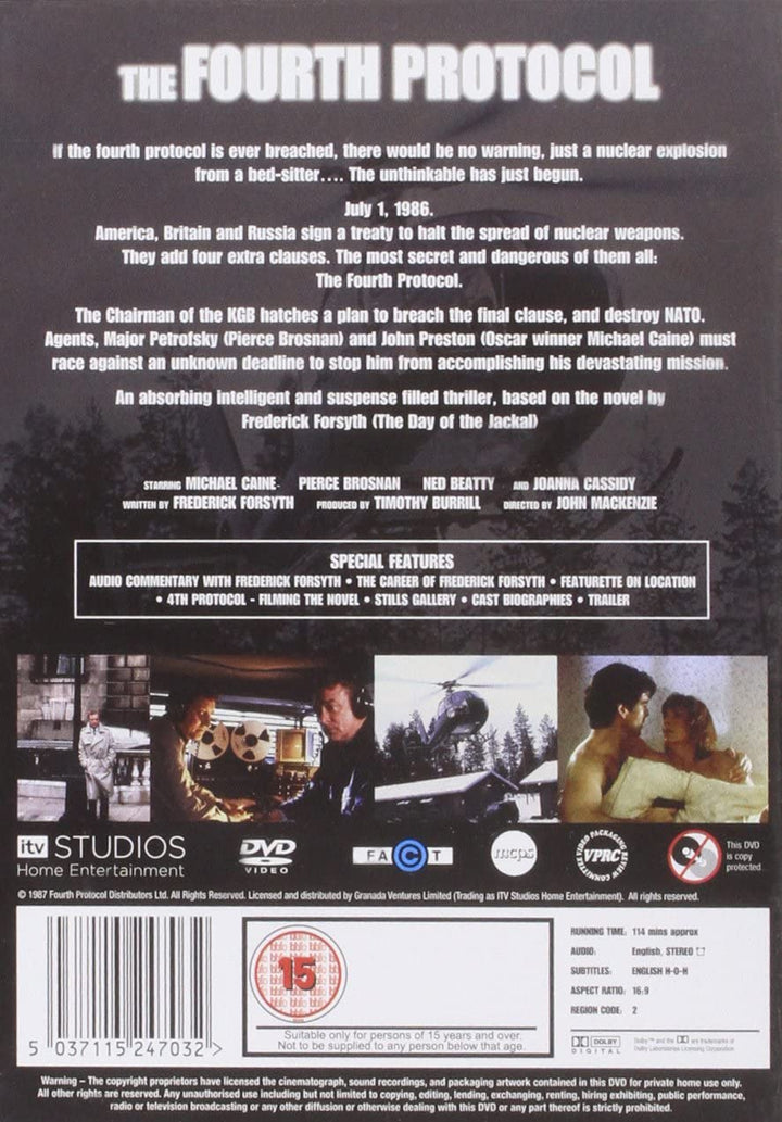 The Fourth Protocol - Thriller [DVD]