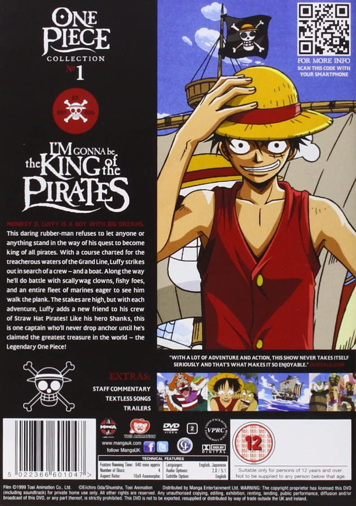 One Piece Collection 1 (Folgen 1-26) [DVD]