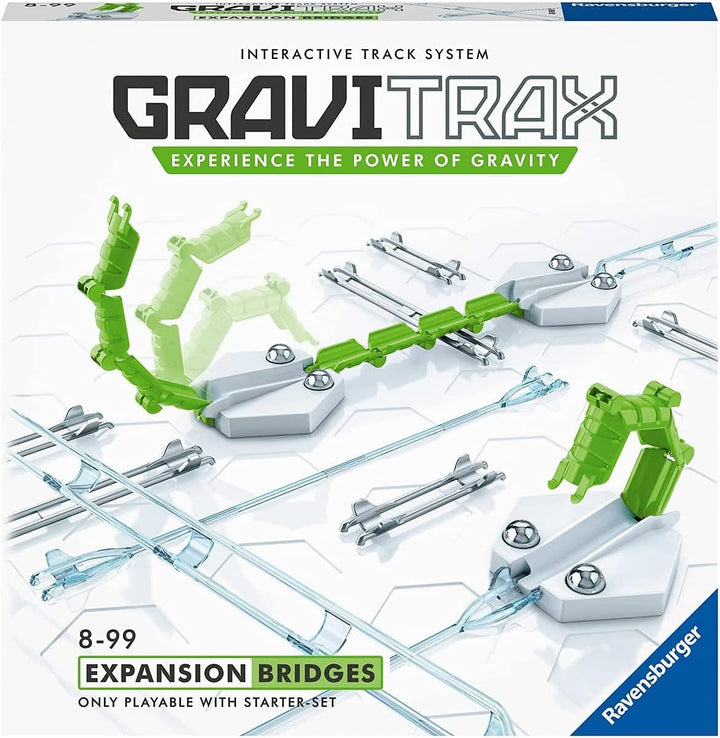 Ravensburger GraviTrax Bridges Erweiterungspaket, Erweiterungszubehör – Marmor