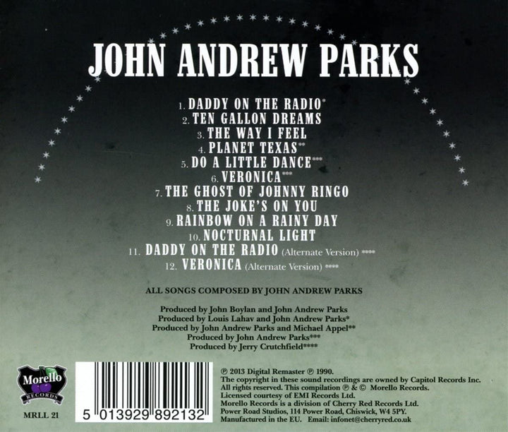 John Andrew Parks [Audio-CD]