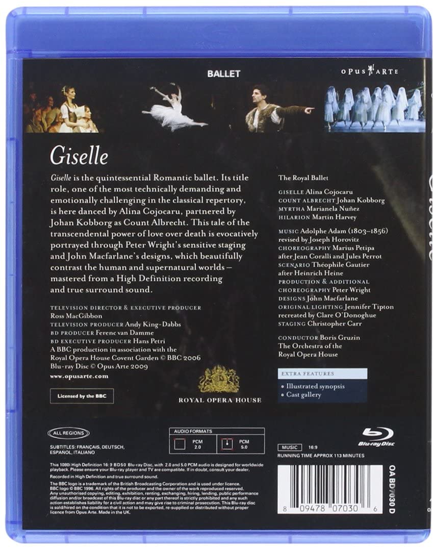 Adam: Giselle [2009] [Region Free] – [Blu-Ray]