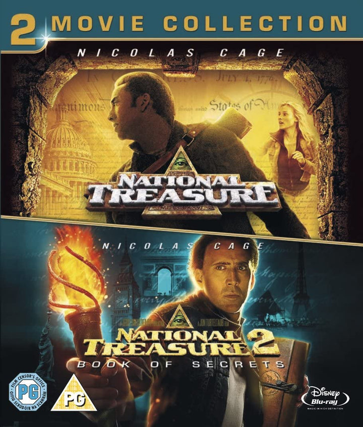 National Treasure 1 &amp; 2 Double Pack [Region Free] – Action/Abenteuer [Blu-ray]