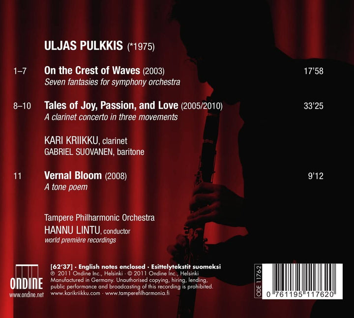 Pulkkis: On The Crest Of Waves/ Tales Of Joy Passion And Love [Audio CD]