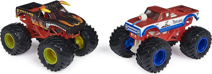 Offizielle Monster Jam Druckguss-Monstertrucks mit Farbwechsel, Maßstab 1:64 (Stile variieren)