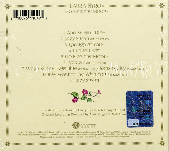 Laura Nyro – Go Find The Moon: The Audition Tape [Audio-CD]