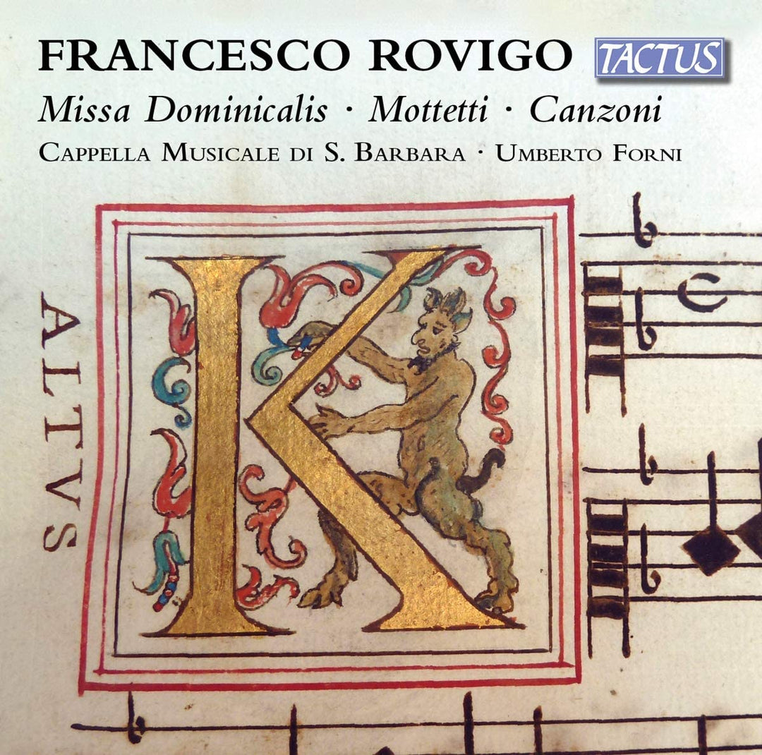 Cappella Musciale di S. Barbara - Rovigo: Missa Dominicalis [Cappella Musciale di S. Barbara, Umberto Forni] [TACTUS: TC 541801] [Audio CD]