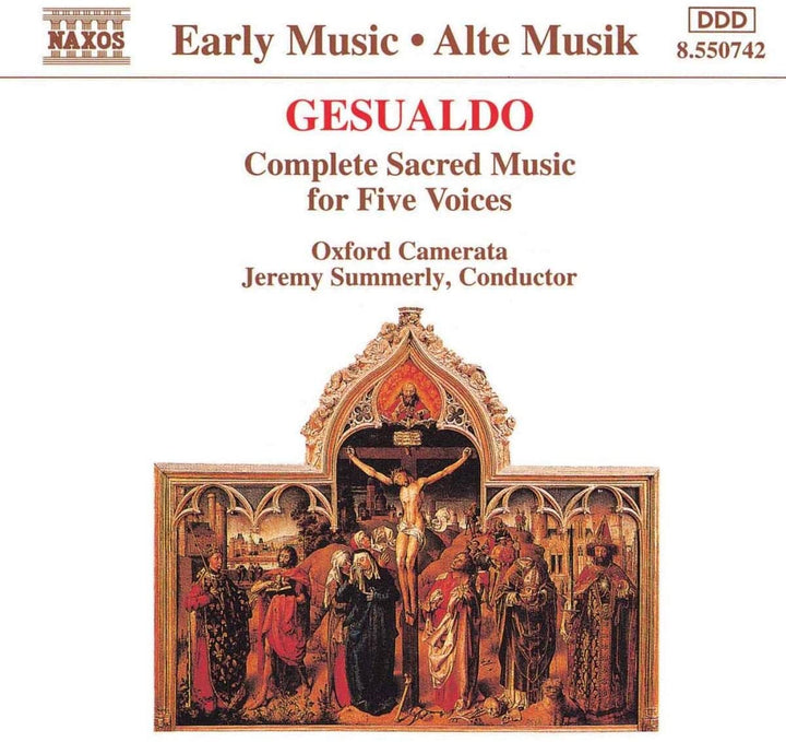 Gesualdo: Sämtliche geistliche Musik für fünf Stimmen – Carlo Gesualdo [Audio-CD]