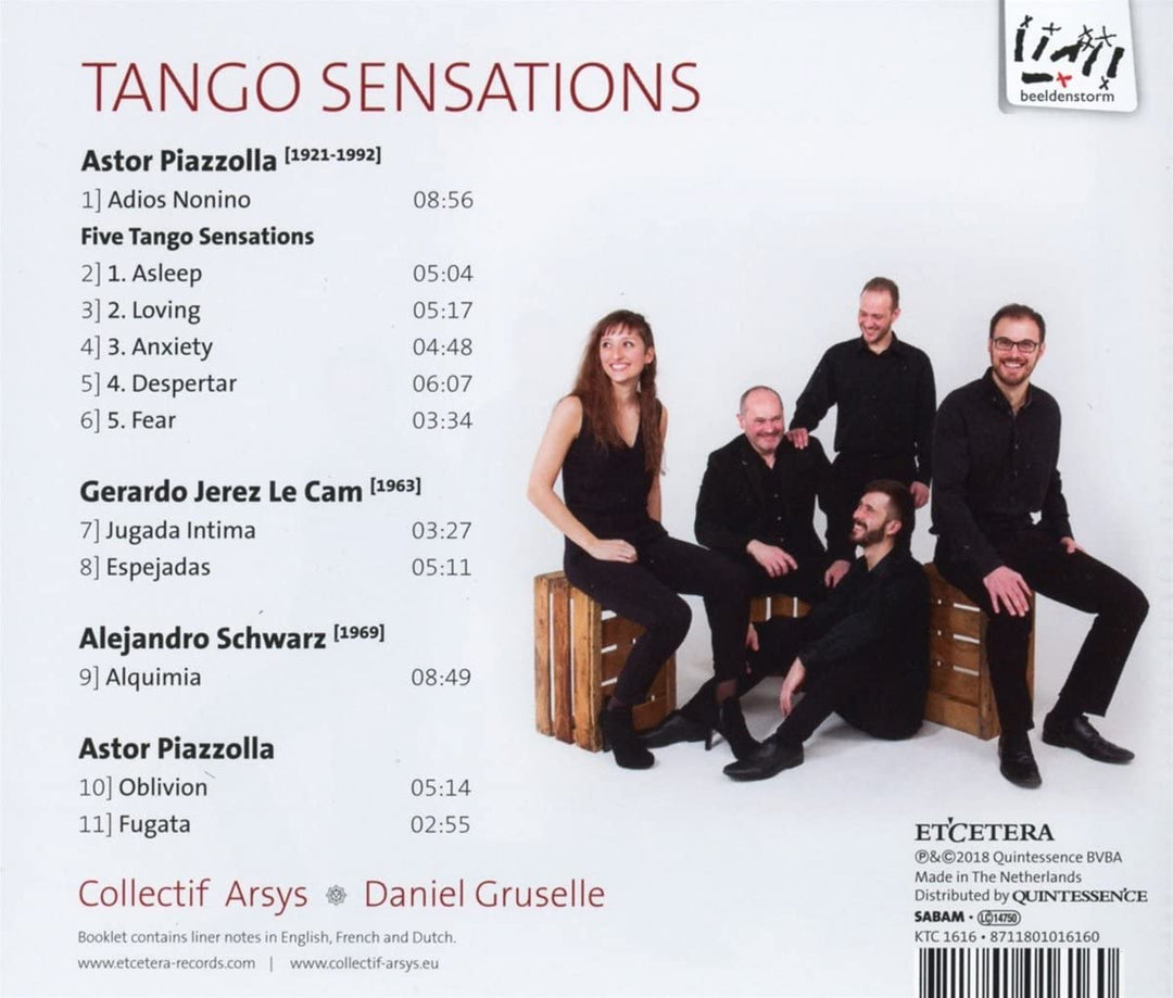 Collectif Arsys / Gruselle, Daniel - PIAZOLLA / LE CAM / SCHWARZ:Tango Sensations [Audio CD]