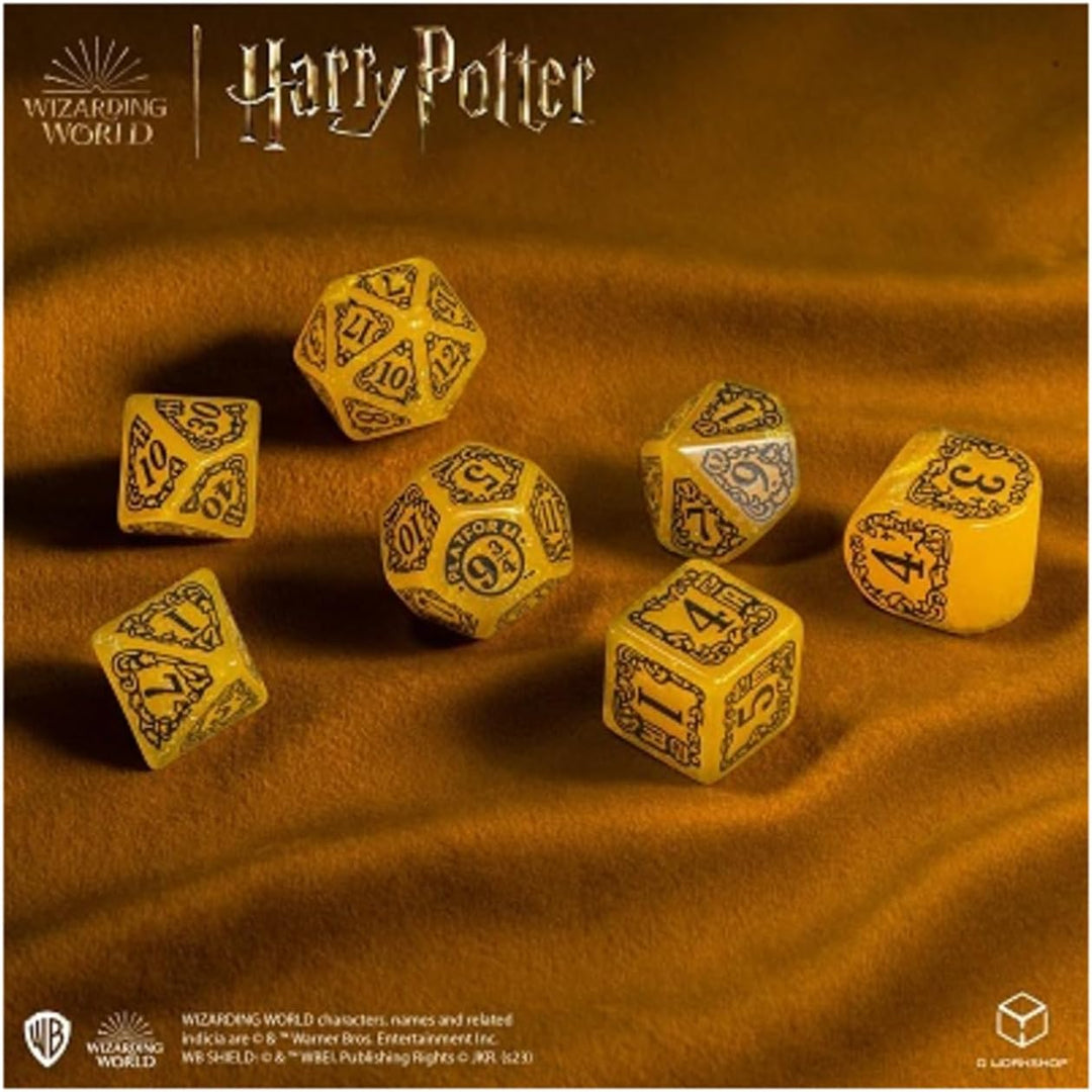 Harry Potter: Hufflepuff Modernes Würfelset – Gelb