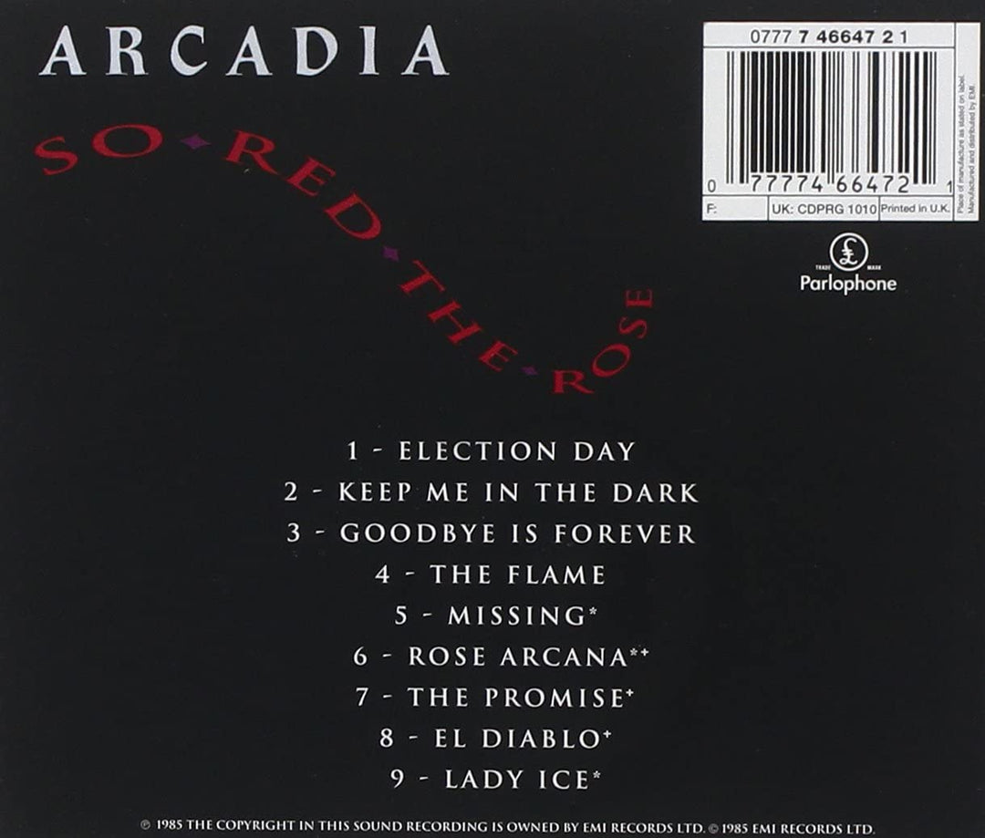 So Red The Rose - Arcadia [Audio-CD]