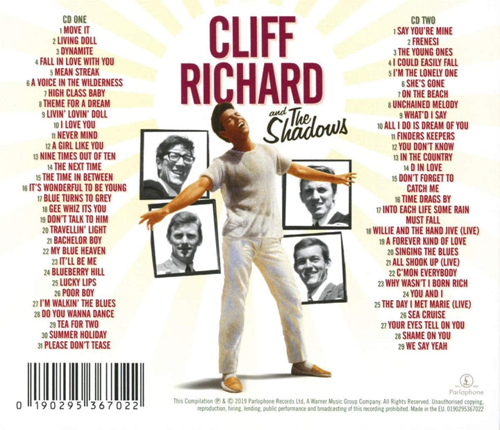 Das Beste der Rock'n'Roll-Pioniere - Cliff Richard &amp; The Shadows [Audio-CD]