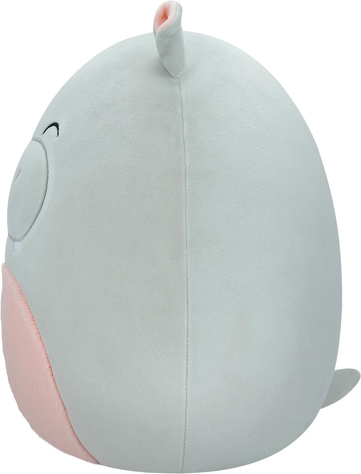 Squishmallows SQCR04133 Harrison – Graues Nilpferd, 30,5 cm