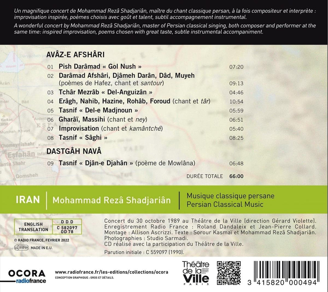 Iran. Persische klassische Musik [Audio-CD]