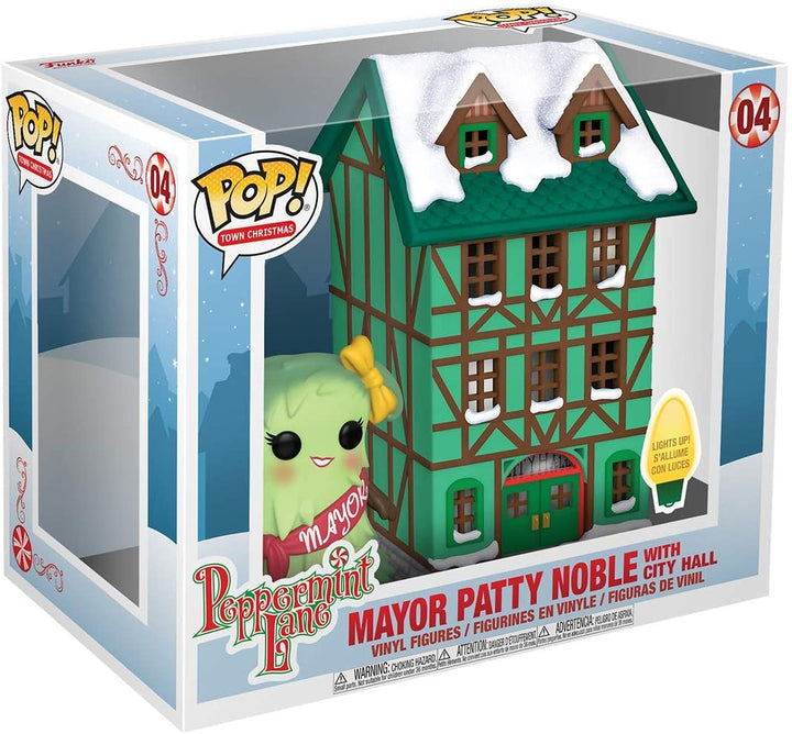 Peppermint Lane Mayor Patty Noble Avec City Hall Funko 44424 Vinyle