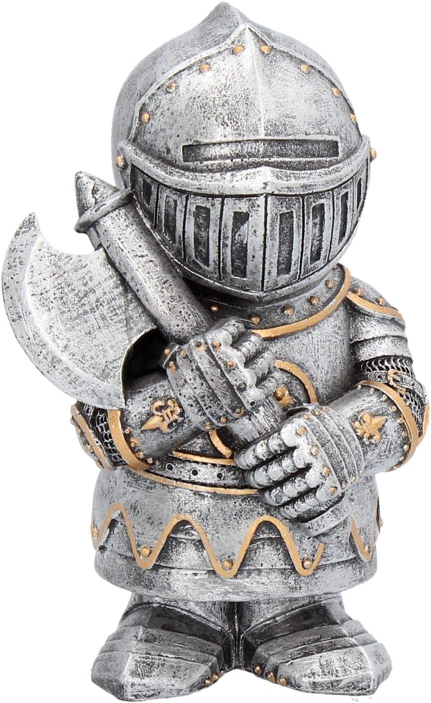 Nemesis Now Sir Chopalot Figur 16 cm Silber