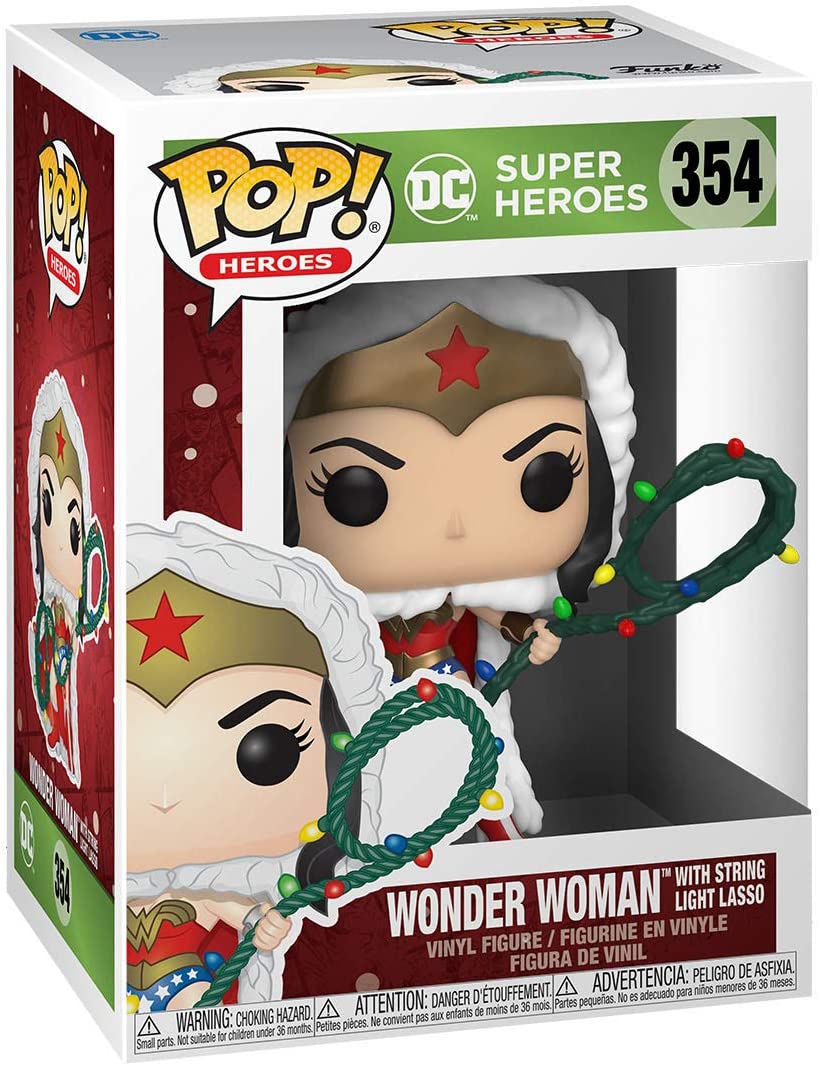 DC Super Heroes Wonder Woman con lazo leggero Funko 50652 Pop! Vinile #354