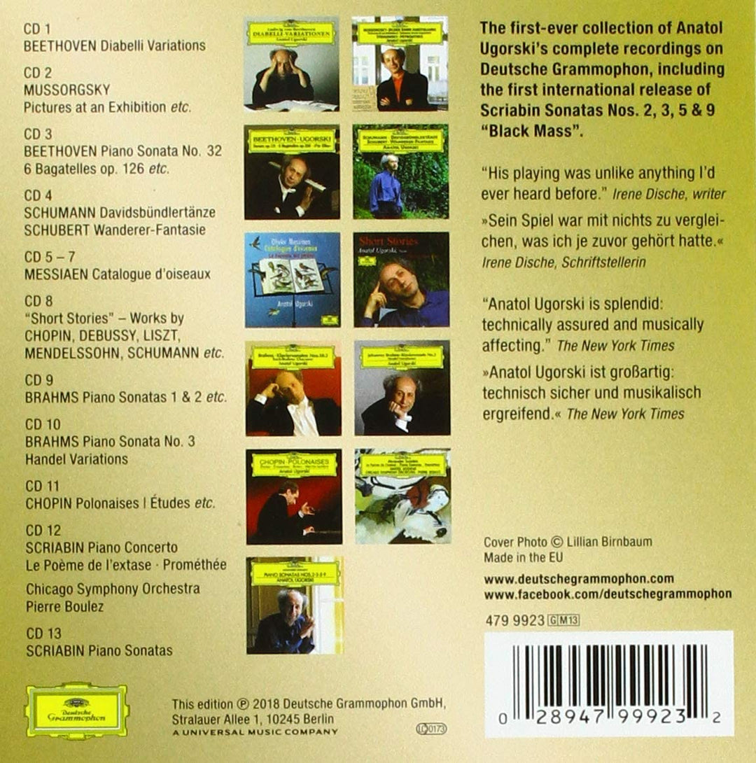 Anatol Ugorski - The Complete Recordings On Deutsche Grammophon [13 Discs] - [Audio CD]