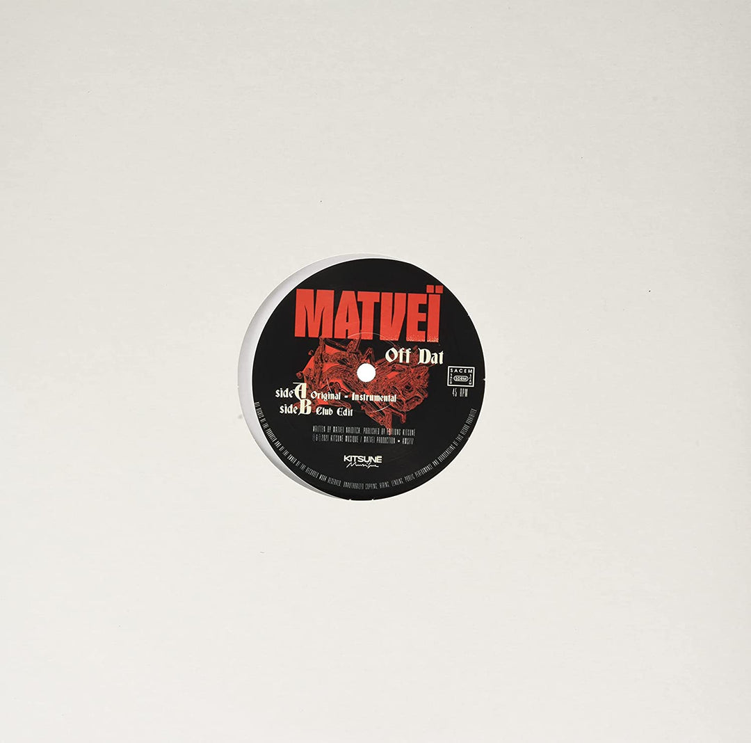 MATVE – OFF DAT [Vinyl]