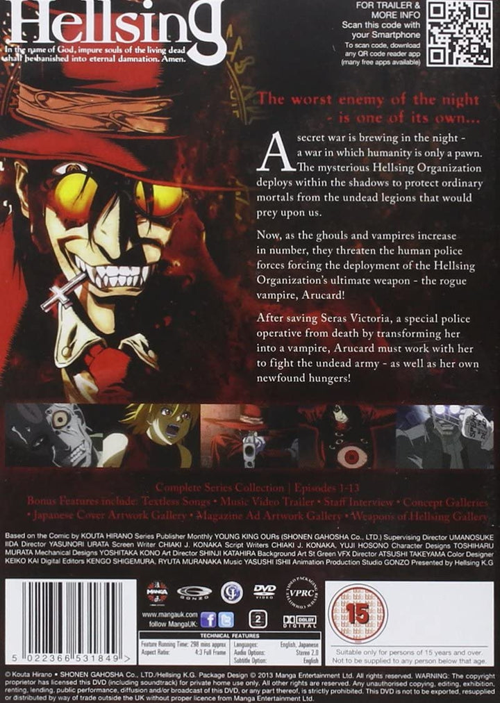 Hellsing – Die komplette Sammlung der Originalserie [DVD]