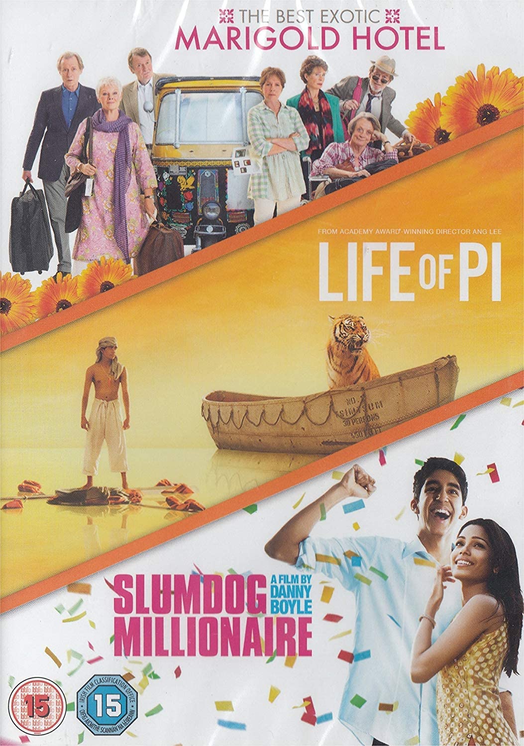 The Best Exotic Marigold Hotel / Life Of Pi / Slumdog Millionaire – Drama [DVD]