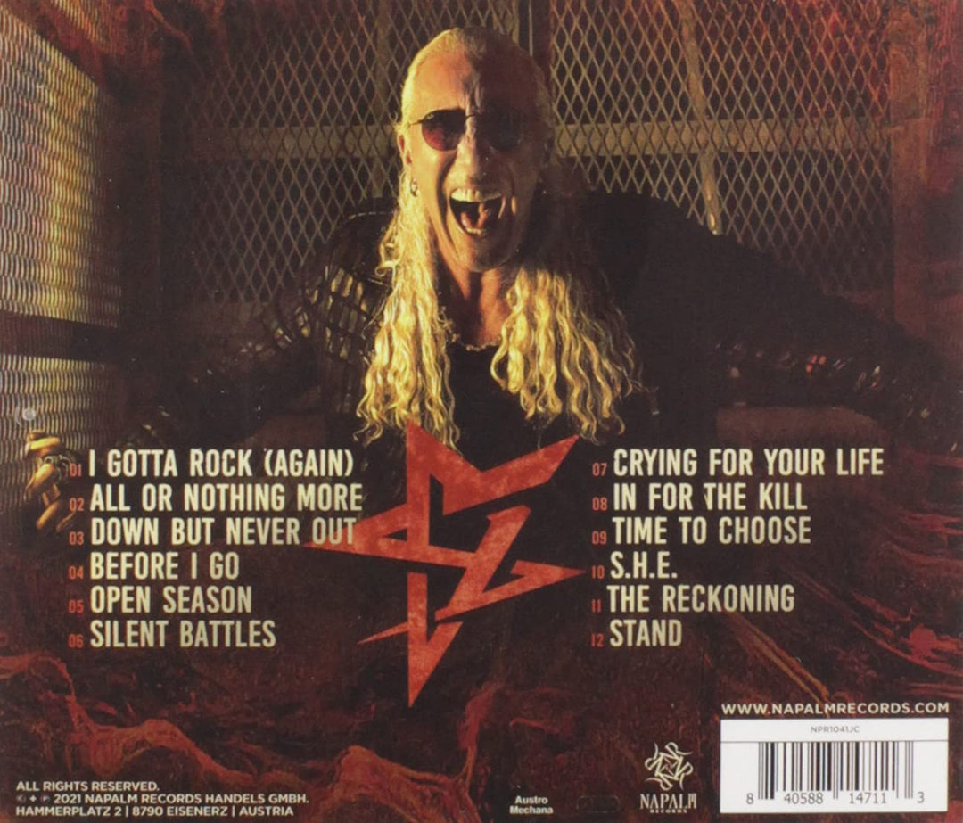 Dee Snider – Leave A Scar [Audio-CD]