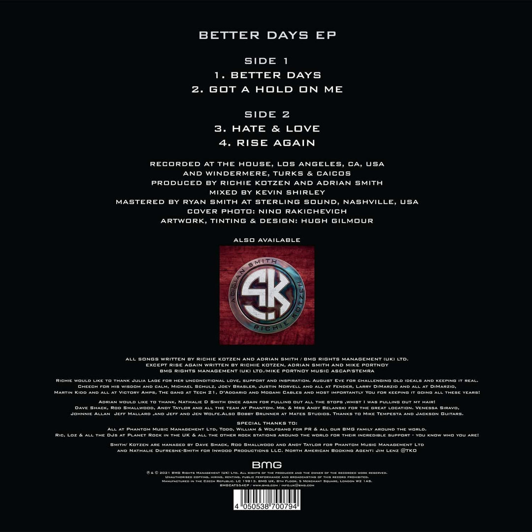 Better Days EP (Limitierte 12"-Vinyl-Single) [VINYL]