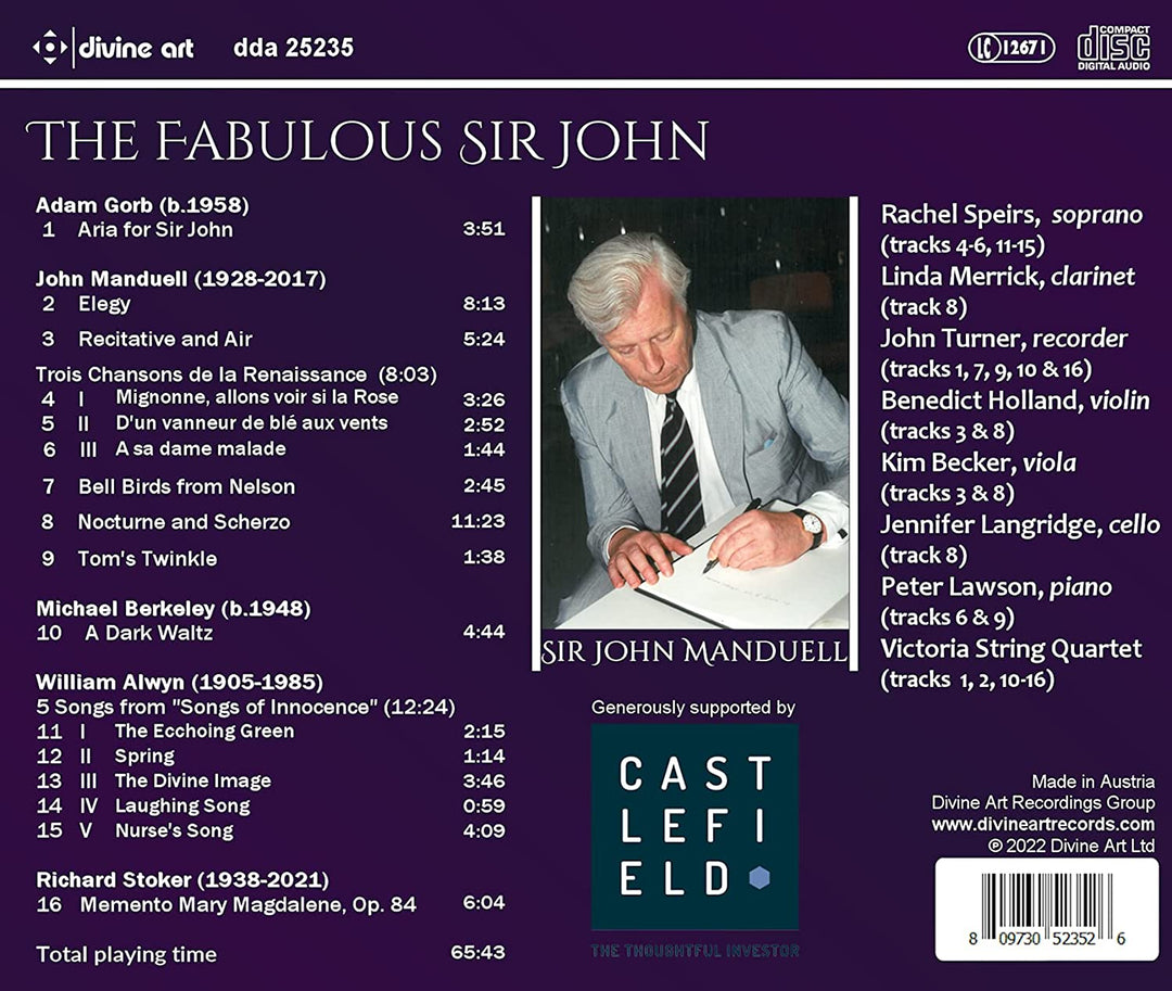 Der fabelhafte Sir John [Rachel Speirs; Linda Merrick; John Turner; Benedict Holland [Audio-CD]