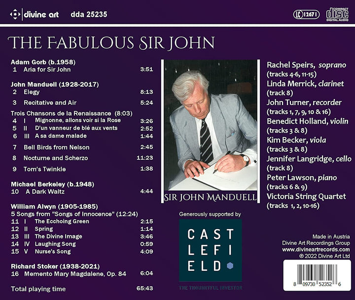 Der fabelhafte Sir John [Rachel Speirs; Linda Merrick; John Turner; Benedict Holland [Audio-CD]