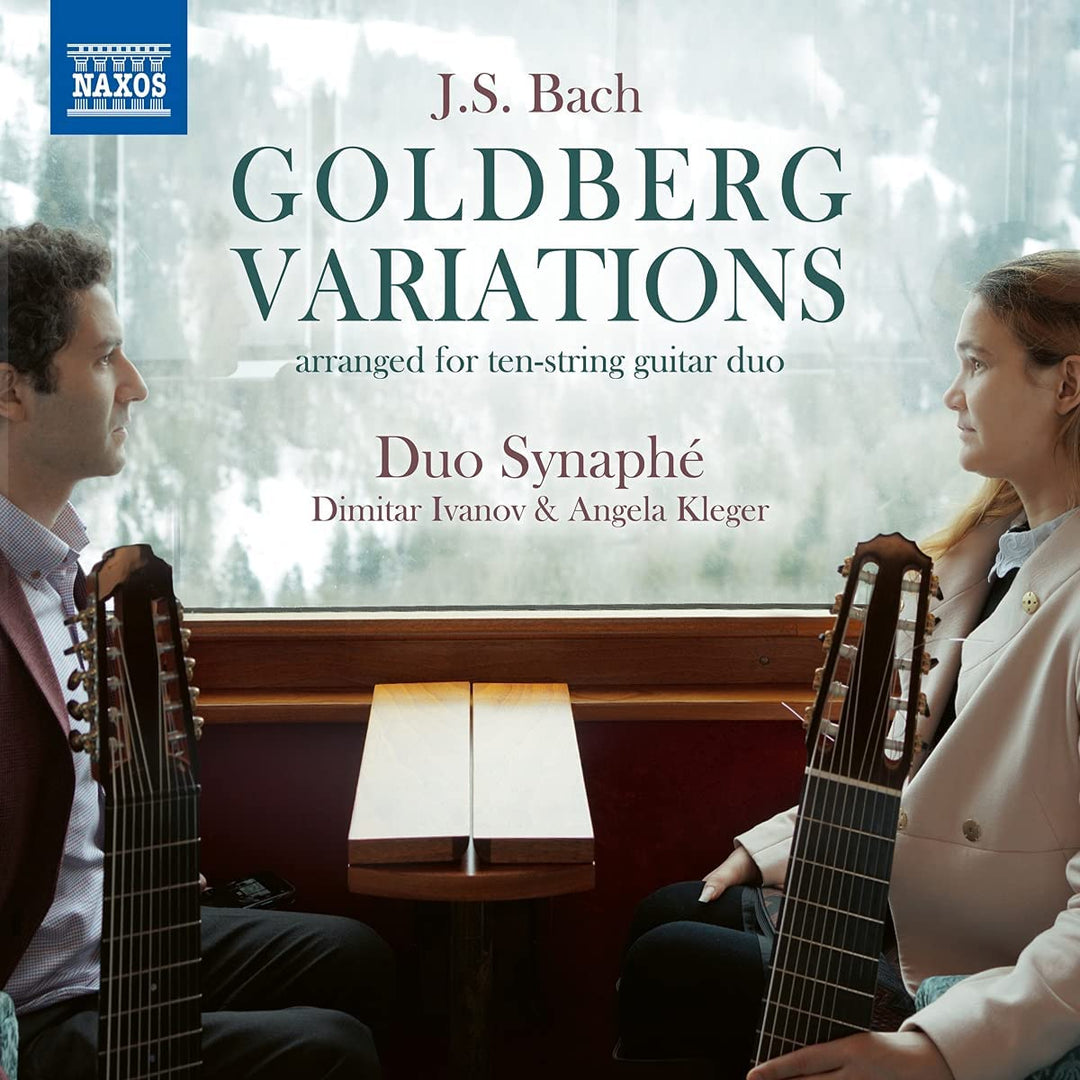 Bach: Goldberg-Variationen [Duo Synaphé: Dimitar Ivanov; Angela Kleger] [Naxos: 8551455-56] [Audio CD]