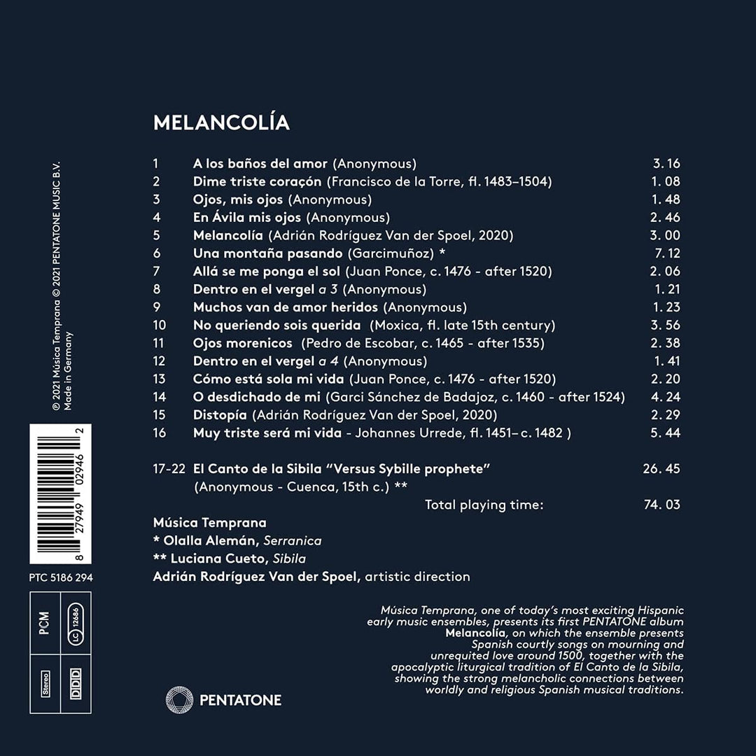 Melancolia [Audio-CD]