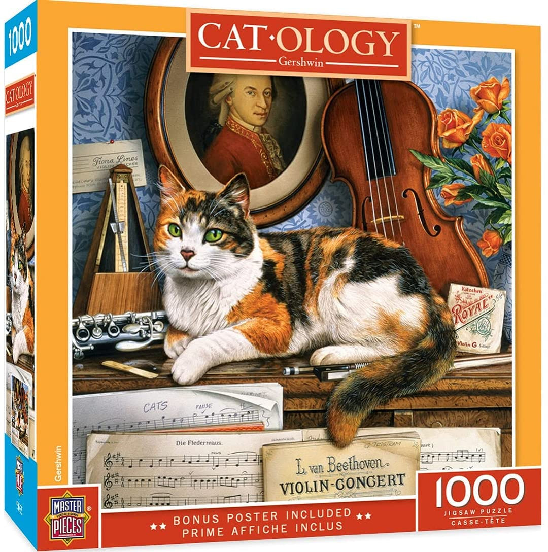 MasterPieces 71761 Gerschwin Cat-O-Logy-Puzzle, 1000 Teile