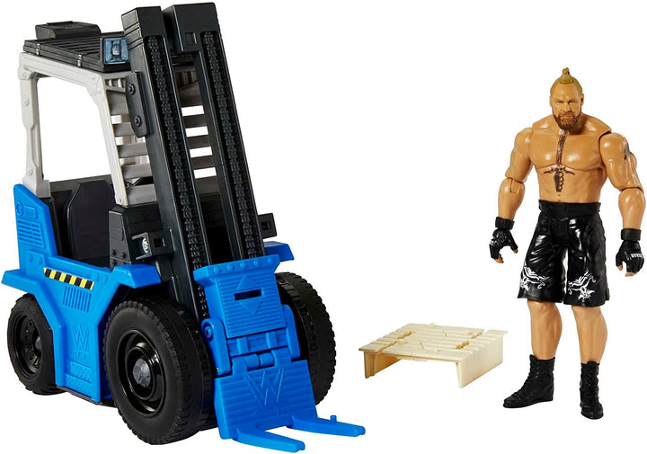 WWE Wrekkin Slam 'N Stack Forklift mit Brock Lesnar Figur 