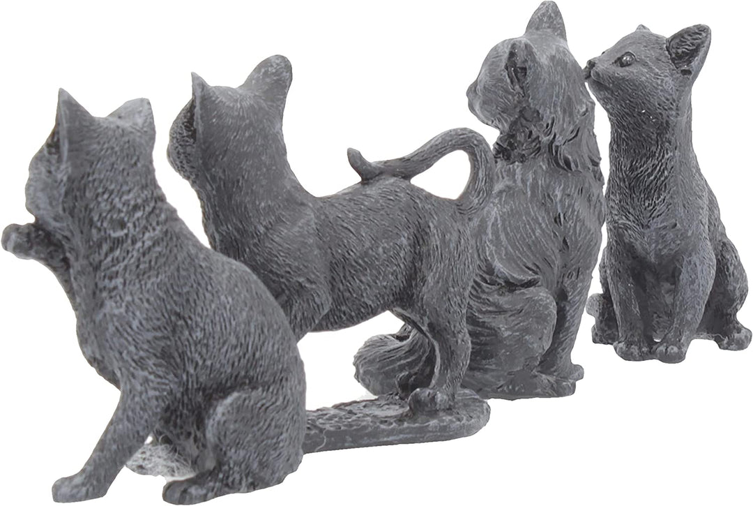 Nemesis Now Lucky Black Cats 9 cm (Display mit 24 Stück), Polyresin