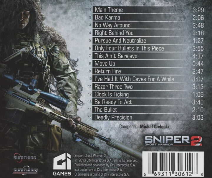 Michal Cielecki – Sniper: Ghost Warrior 2 (Ost) [Audio CD]